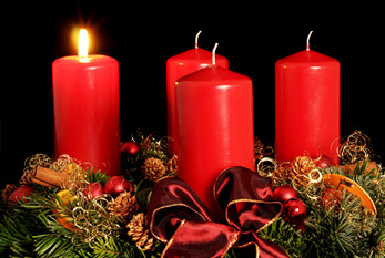 first sunday of advent candle