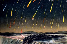 Peak of Leonid meteor shower 2012